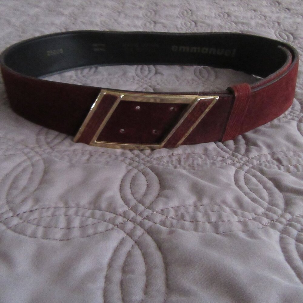 Emmanuel Genuine Leather Suede Size small